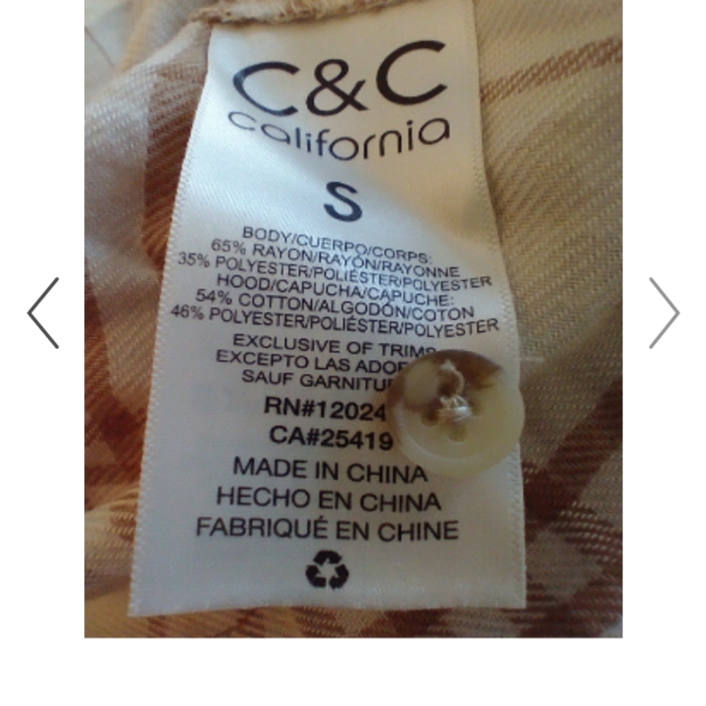 NWT C&C California Shacket - Picture 8 of 13